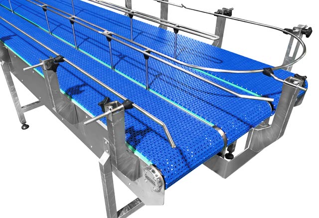 Zig-Zag Modular Belt Conveyor